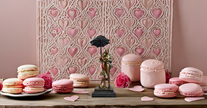 Paraguas de resina grande para amantes, pareja romántica, estatua de amor, figurita con temática musical de moda, decoración de fiesta de cumpleaños para el hogar y la Oficina, decoración artística - Product Image 5