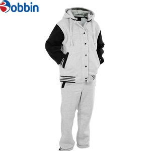 Conjunto Deportivo de Alta Calidad para Hombre, Chaqueta Universitaria Moderna y Pantalones, Personalizable, Unisex, Ropa Deportiva Lisa - Product Image 2