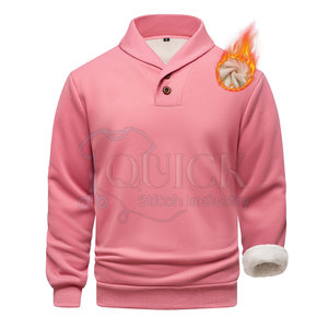 Directo de fábrica Sherpa Fleece Sudadera Tela mezclada de algodón Estilo de moda Sherpa Fleece Sudadera - Product Image 1