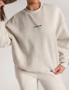 Sudaderas con capucha de cuello en V de gran tamaño de lana personalizada para mujer, ropa de calle de alta calidad, jersey liso con hombros caídos, sudadera con capucha para mujer - Product Image 2