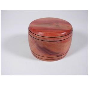 Olla para servir de diseño único de madera con mango con tapa para cocina, hotel, restaurante, personalizar madera cálida, olla para servir cazuela - Product Image 4