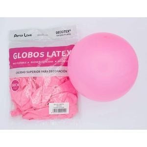ลูกโป่งลาเท็กซ์ปาร์ตี้เลิฟ 30 ซม. สีชมพู R12 สำหรับตกแต่ง - Product Image 1