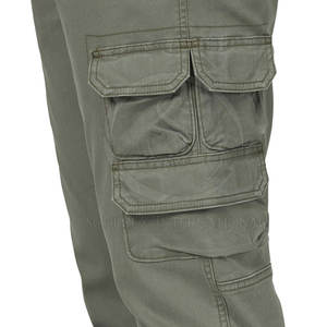 Pantalones Cargo de Hombre de Marca Privada, los Más Vendidos, Casuales, Transpirables, de Talla Grande, de Secado Rápido, con Frente Plano, Servicio OEM, Nuevo Diseño, 100% Algodón - Product Image 4