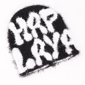 Diseño de moda Tamaño personalizado Elegante Mohair Beanie Cap Patrón de puntos Impermeable para bebés con logotipo personalizado Deportes Uso al aire libre - Product Image 4