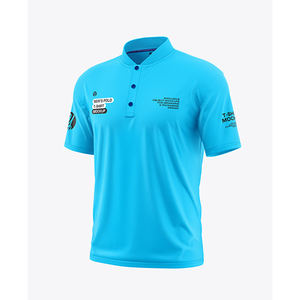 Media manga de hombre de punto por ordenador de alta calidad para Polos Diseño de lujo Estilo occidental Logotipo personalizado Precio de mercado sólido - Product Image 1