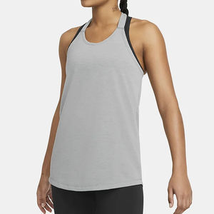 Camiseta sin Mangas de Nailon Transpirable con Logotipo Personalizado para Mujer, Informal, para Entrenamiento, Gimnasio, con Función Elástica para Yoga de Primavera - Product Image 2