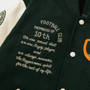 Veste universitaire personnalisée pour hommes, haute qualité, avec un design tendance, saison hivernale, taille plus, fonctionnalité et logo personnalisé, veste d'hiver - Product Image 5