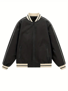 New Best Quality Custom Made Adult and Youth <b>Baseball</b> Letterman Chicago Canvas Varsity Jacket with Front Logo for Men Winter - Product Image 3