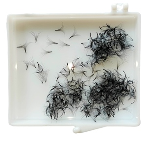 Hot New Korean PBT Fiber Eyelash Extensions 1000 Box 7D Loose 0.03mm-0.20mm Mixte Longueur À La Main Du Vietnam - Product Image 1