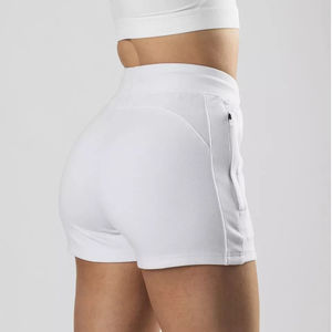 Nueva moda mujer algodón polar Material botón estilo pantalones cortos personalizar moda Casual pantalones cortos para la venta - Product Image 5