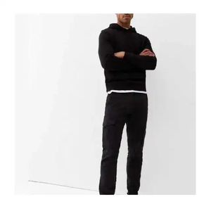 Factory Wholesale Men's Casual Pullover Hoodie 100% Cotton Customizable Embossed Printing Regular Fit <b>for</b> Winter Season - Product Image 3
