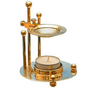 Quemador de cono de incienso de metal, incensario de base alta de Oriente Medio, quemador de incienso de carbón religioso para iglesia, Yoga, Spa, decoración del hogar - Product Image 6