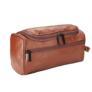 กระเป๋าคลัทช์หนังแท้แฟชั่นสำหรับผู้หญิงกระเป๋าเครื่องสำอางมีซิปทำจากไม้ป้องกัน RFID - Product Image 3