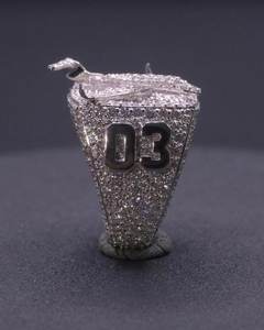 Custom Letter Iced Out VVS Moissanite Diamond 925 Sterling Silver Prong Setting Hip Hop Luxury Statement Party Wear Ring - Product Image 4