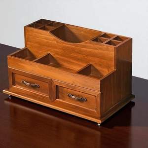 Organisateur de maquillage en bois écologique |   Qualité artisanale |   Direct d'usine - Product Image 2