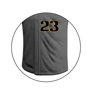 Vente en gros OEM uniformes de baseball personnalisés en polyester avec votre propre conception simple et personnalisée pour hommes - Product Image 5