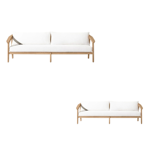 Sofá para exteriores de estilo sencillo para jardín, villa, muebles de madera, sofá para jardín, de Hotel Patio, sofá Premium para exteriores - Product Image 3