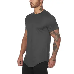 Neue Herren Mesh Atmungsaktive Sportswear Fashion Trend Trim Top Plain Weiß T-Shirt Kurzarm Fitness T-Shirt