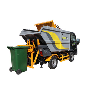 Mini camion della spazzatura elettrico per la vendita di piccoli rifiuti di raccolta del veicolo compatto caricatore posteriore camion di riciclaggio - Product Image 4