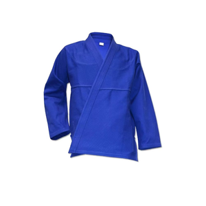 Kimono de Jiu-Jitsu BJJ personnalisé, uniforme de karaté blanc et bleu unisexe, haute qualité, entraînement d'arts martiaux - Product Image 3