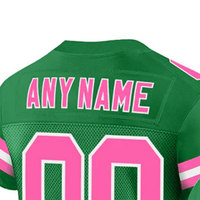 Servicios OEM, Jersey de Fútbol Americano de Último Estilo para Fanáticos, Diseño Personalizado de Alta Calidad, Manga Corta, 100% Poliéster, Tallas Grandes para Adultos
