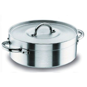 Cazuela de metal de alta calidad de acero inoxidable y vidrio con tapa para olla caliente que sirve en la cocina y almacenamiento de alimentos - Product Image 5