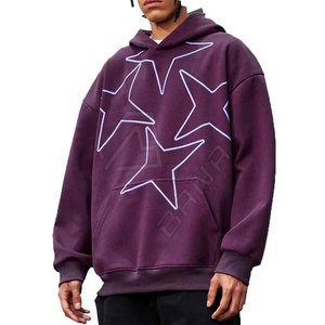 Sudadera con Capucha Personalizada para Hombre, Estilo Urbano, Hombros Caídos, Tejido Grueso de Poliéster/Algodón, Térmica, Ecológica e Impermeable - Product Image 5