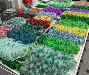 Bracelet <span class=keywords><strong>en</strong></span> Quartzite YL de type Jade Fleur Flottante, Vert Haricot, Effet Glacé et Transparent, Vente <span class=keywords><strong>en</strong></span> Gros, Articles pour Diffusion <span class=keywords><strong>en</strong></span> Direct - Product Image 5