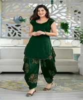 Kurti Pendek Model Terbaru Gaya Bollywood Desainer Baru, Bahan Viscose, Multi Warna, Pakaian Etnik, Ready Stock, Stok Terbatas
