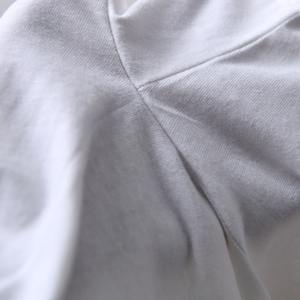 High Demand High Quality Mens <b>White</b> Cotton <b>Tee</b> Soft Breathable <b>Plain</b> Crew Neck Short Sleeve Casual Fashion OEM - Product Image 2