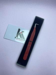 Pince à épiler professionnelle de qualité en forme de L pour les extensions Mega Volume à bas prix - Product Image 2