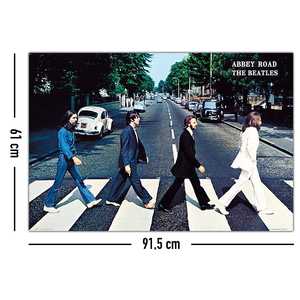 Póster moderno de los Beatles Abbey Road sobre lienzo para decoración de pared - Product Image 2