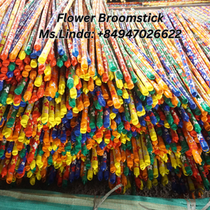 Vente en gros 100% bâton de vadrouille en bois d'eucalyptus avec manche de balai en PVC de haute qualité balais et pelles à poussière de haute qualité - Product Image 5