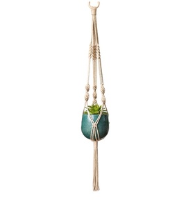 Decorative Flowers Wreaths and Plants Porte Macrame Customized Macrame Plant Hanger for <b>Wall</b> and Window - Product Image 1