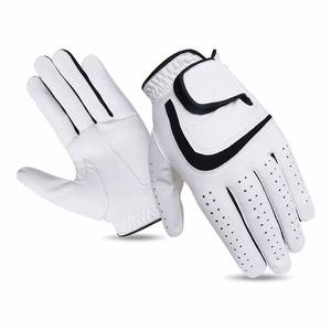 Guantes de golf personalizados al por mayor directos de fábrica OEM para hombres y mujeres de cuero genuino Cabretta Palm deportes aplicables - Product Image 1