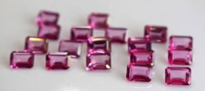 Topaze rose naturelle octogone à facettes de qualité supérieure 9x11mm qualité supérieure-topaze rose octogone à facettes de qualité supérieure - Product Image 2