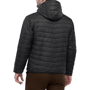 Blouson matelassé grande taille avec logo brodé personnalisé, blouson matelassé de haute qualité à bas prix, blouson à bulles pour homme - Product Image 2