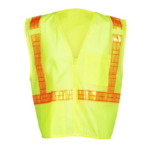 Customizable ANSI Class 2 Safety Vest Anti-Static Waterproof LED Flash Features High Visibility <b>Reflective</b> Unisex Oversize - Product Image 1