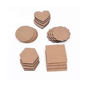 Sous-verres à thé en bois brun foncé fabriqués à la main ensemble de cuisine de style classique pour décor de table à thé et à café - Product Image 5