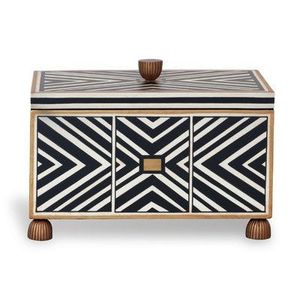 Última resina y MDF caja de almacenamiento con correa de cuero para la decoración del hogar al por mayor precio elegante organizador de almacenamiento - Product Image 3