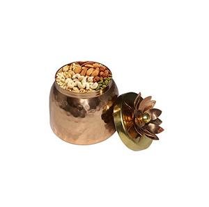Utilisation décorative classique de pot d'écrou de pot de fruits secs pour des cadeaux d'affaires et la maison et l'hôtel de décoration de Diwali - Product Image 6