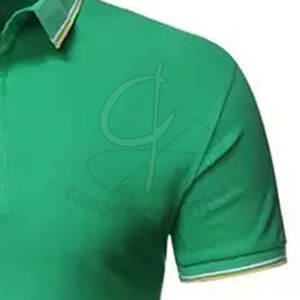 เสื้อโปโลคอปกสีล้วนสำหรับเด็กผู้ชายมาใหม่เสื้อยืดลายพื้นระบายอากาศได้ดีออกแบบได้ตามต้องการ - Product Image 5