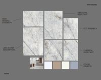 Carreaux de sol en porcelaine AAREZO BIANCO-J 600x1200mm Brillants 9mm Qualité Briques Réfractaires AAA Antidérapants Résistants aux Acides Villa Appartement