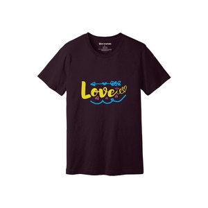เสื้อยืดผ้าฝ้าย100% พิมพ์ลายด้วยความมีน้ำใจขนาด160 180ถึงหนักมี12สีที่สามารถปรับแต่งดีไซน์และการจัดวางของคุณเองได้ - Product Image 3