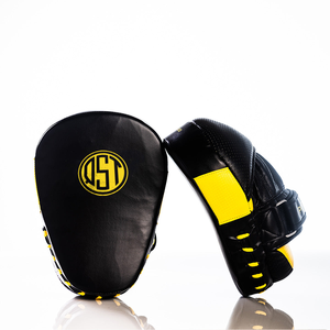 Almohadillas de boxeo de cuero, acolchado Ideal y estabilidad, manoplas de boxeo para artes marciales, almohadillas de enfoque, boxeo, MMA, Muay Thai, etc. - Product Image 2