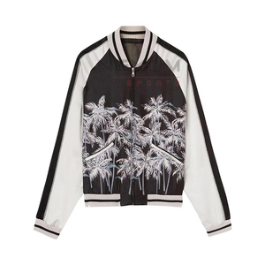 Veste universitaire marron personnalisée avec service OEM Veste Varcity en laine de luxe très vendue avec manches blanches Veste Varcity de haute qualité - Product Image 3