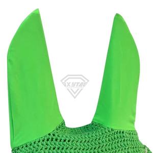 Latest Design Good Quality Horse Ear <b>Bonnet</b> Net Available in New Design & Any Color Equestrian Horse Fly Veil Ear <b>Bonnet</b> - Product Image 2