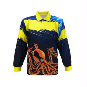 Camisa de pesca de tela de la mejor calidad, diseño personalizado, manga larga, Jersey de pesca de secado rápido a la venta - Product Image 2