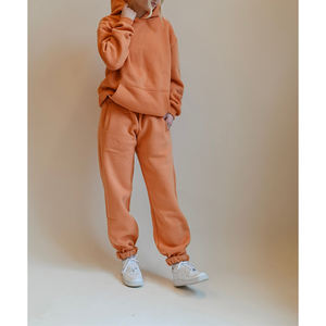 Custom High Quality Printed Unisex Luxury Oversized Lightweight Sweatpants Set Breathable Cotton Tracksuit Hoodie Men <b>Women</b> - Product Image 4