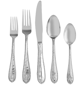 Argent brillant fini vaisselle couverts haute exigence cuillère fourchette salade serveur Table à manger couverts couverts de service alimentaire - Product Image 3